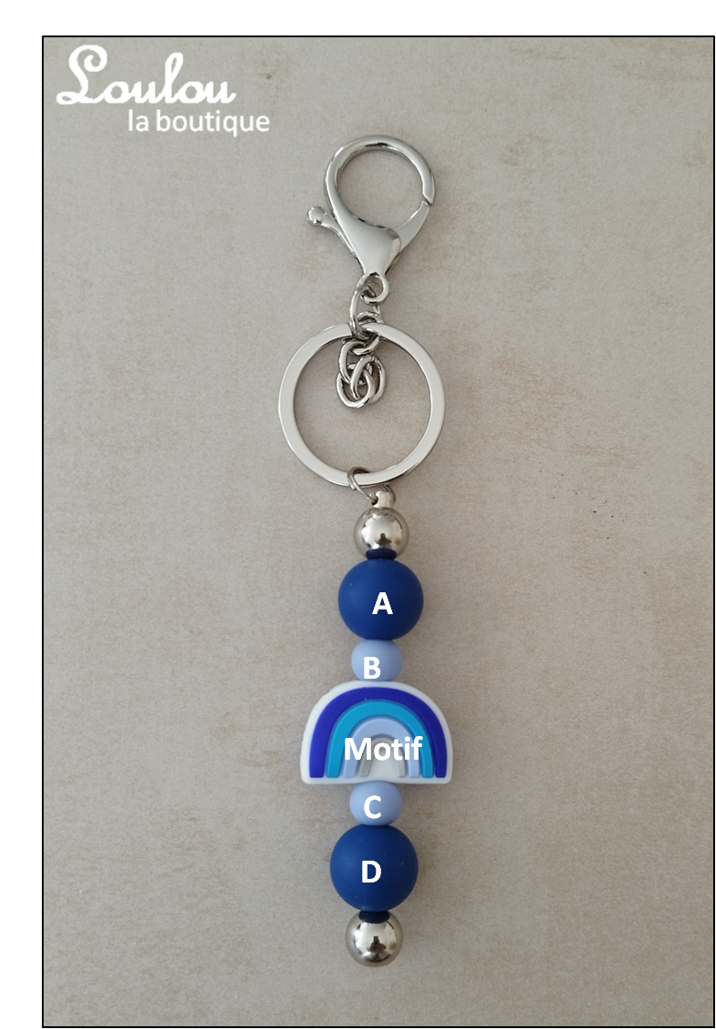 Porte-clef sur mesure personnalisé 1