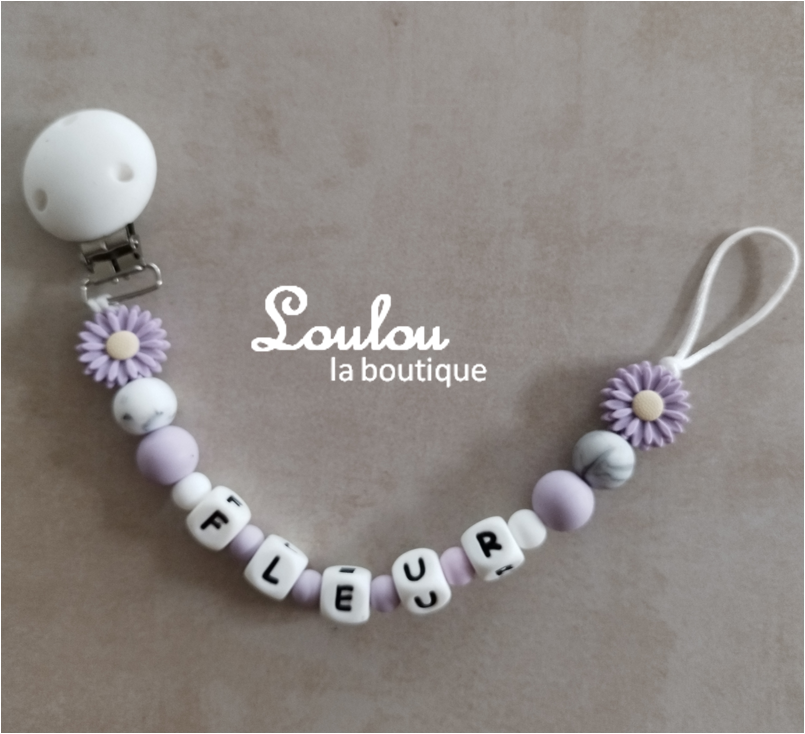 Attache tétine personnalisée printemps 3