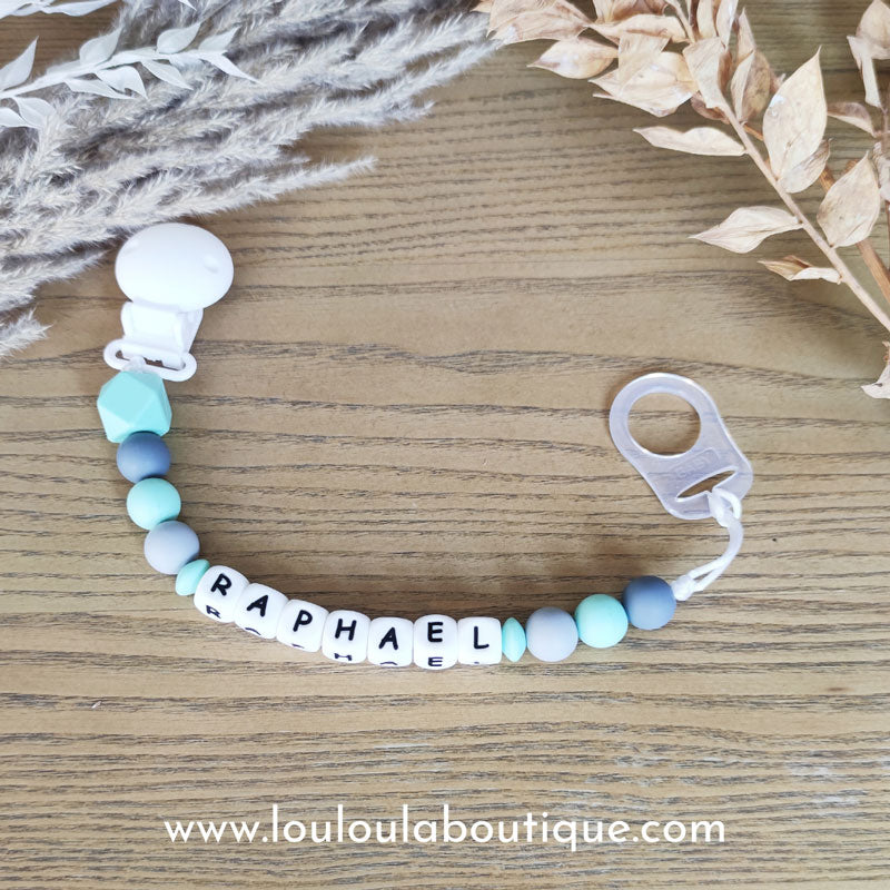 Attache tétine personnalisée 10