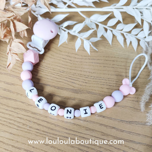 Attache tétine personnalisée 110