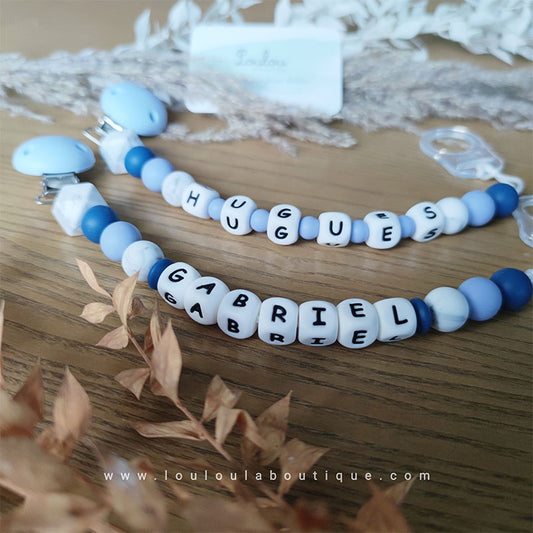 Attache tétine personnalisée 30