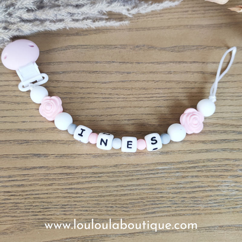 Attache tétine personnalisée 36