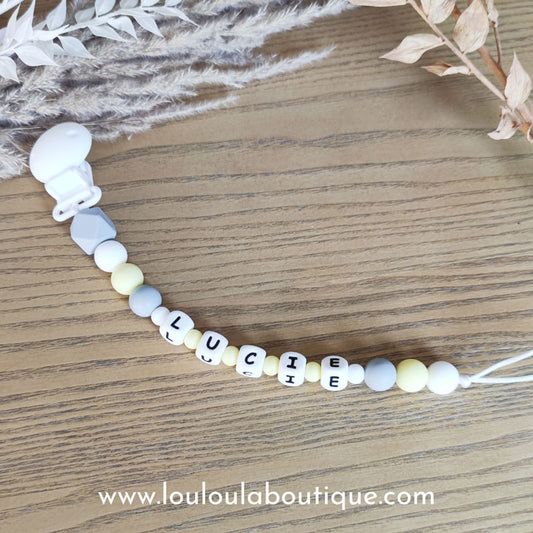 Attache tétine personnalisée 69