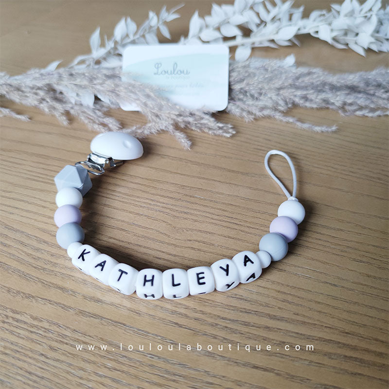 Attache tétine personnalisée 73