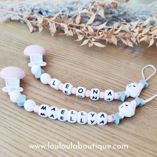 Attache tétine personnalisée 92