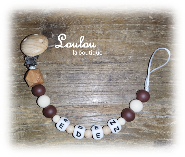 Attache tétine personnalisée 159