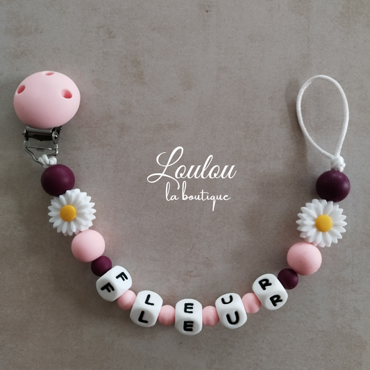 Attache tétine personnalisée printemps 4